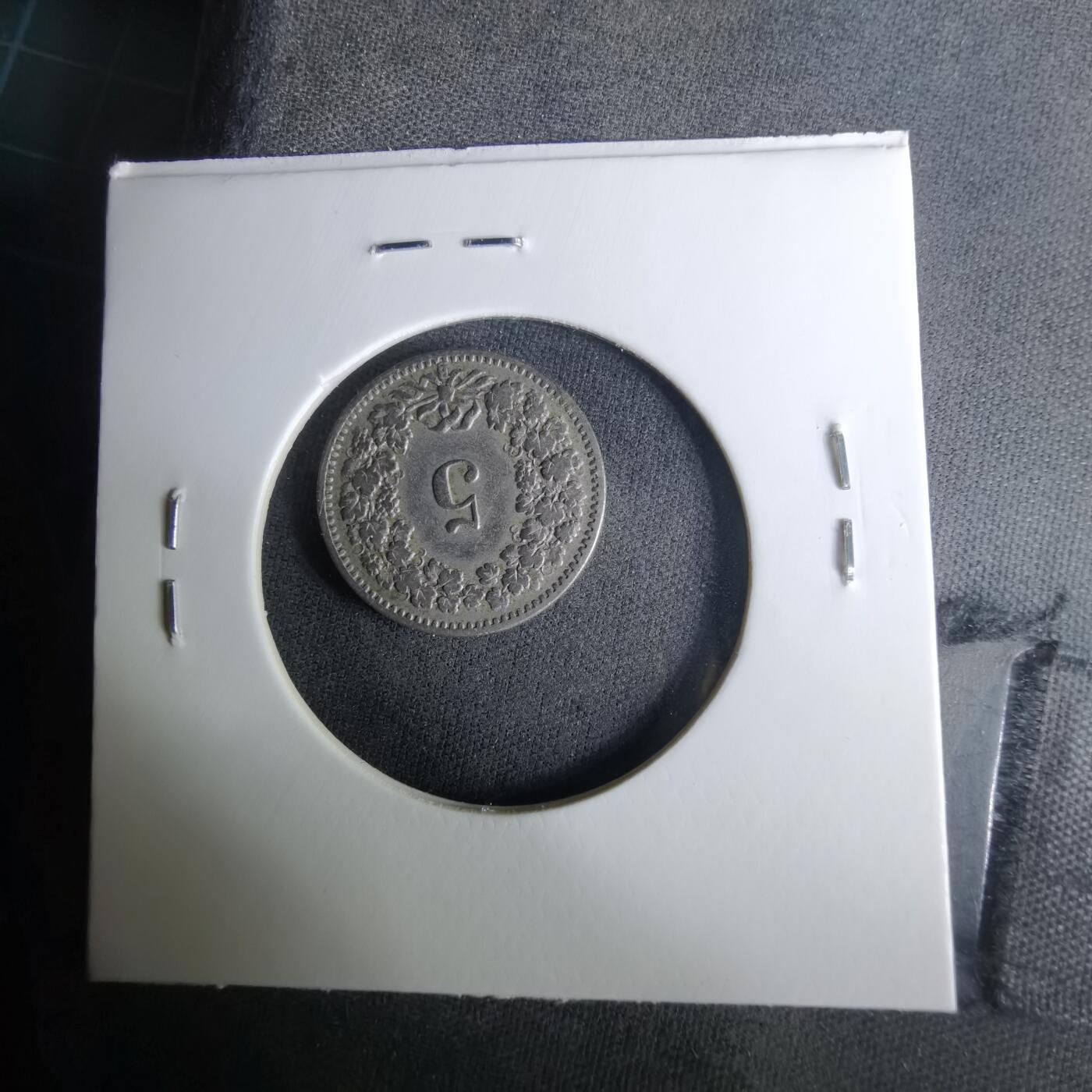 沼泽如烟--第1037场 瑞士1907年5生丁