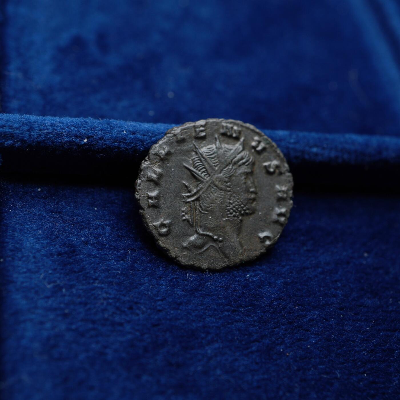 琋语集藏2026年04月欧洲古典打制币拍卖 古罗马帝国加里恩努斯-羚羊铜币