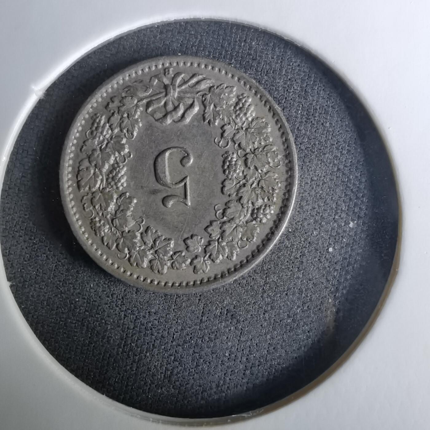 沼泽如烟--第1037场 瑞士1928年5生丁