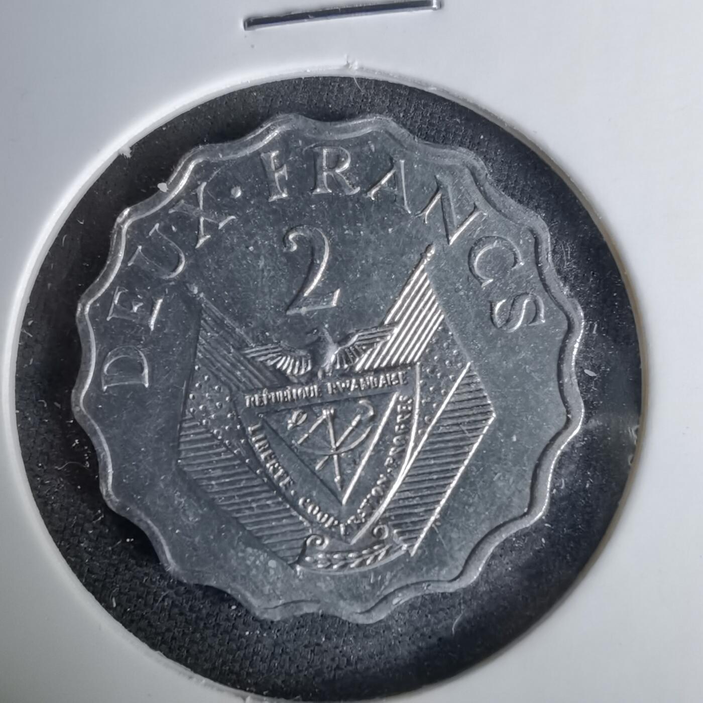 沼泽如烟--第1037场 卢旺达1970年2法郎