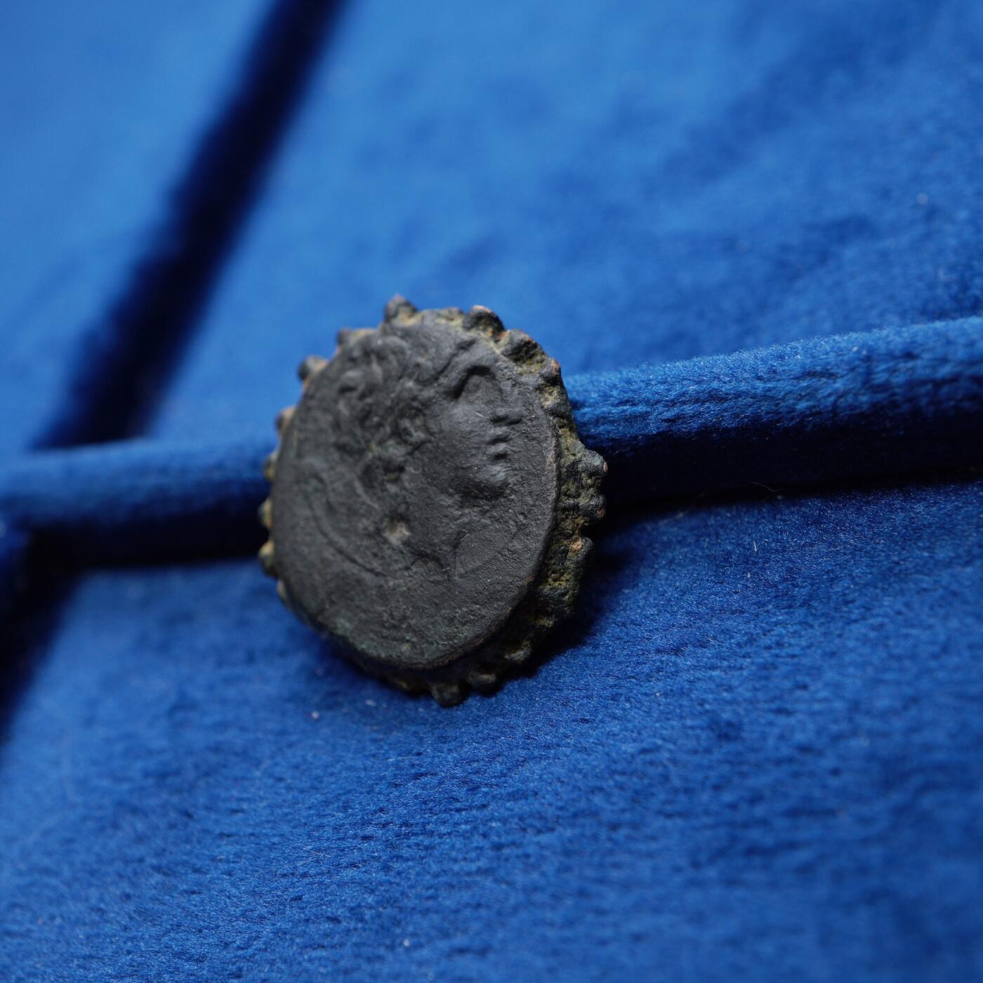 琋语集藏2026年04月欧洲古典打制币拍卖 古希腊塞琉古王国-亚历山大一世边齿铜币