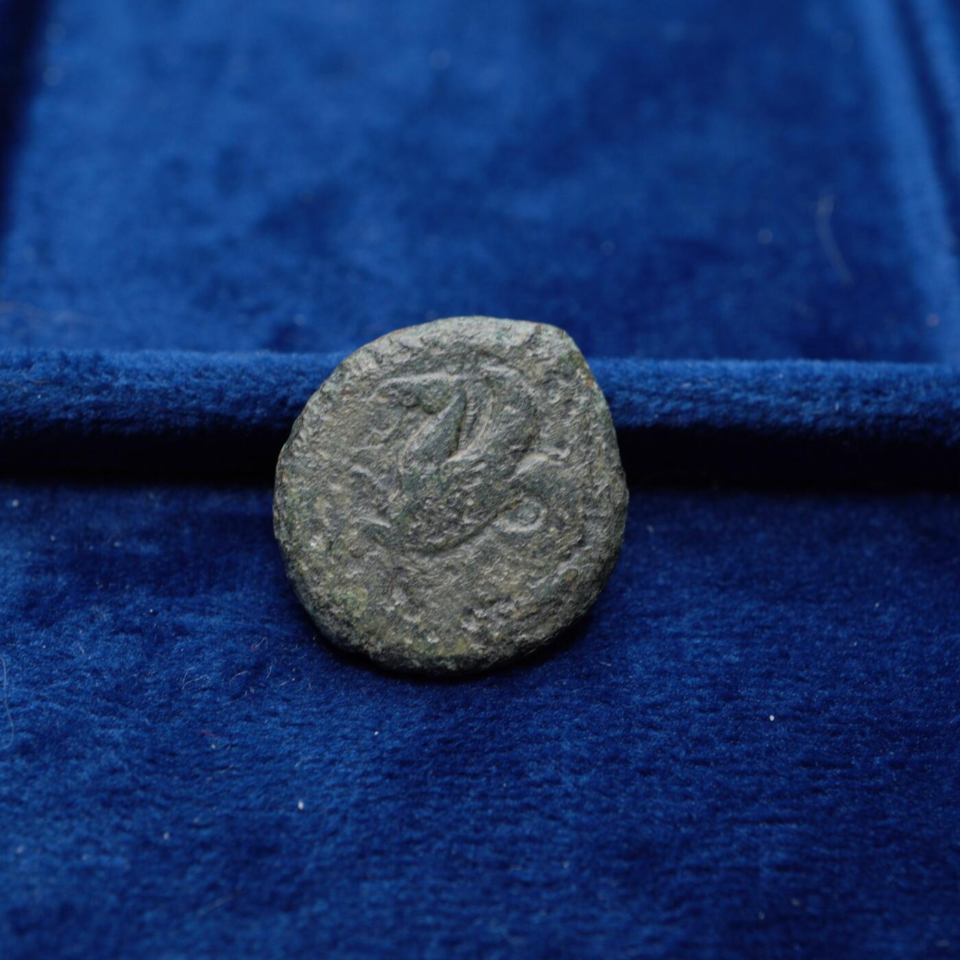 琋语集藏2026年04月欧洲古典打制币拍卖 古希腊西西里叙拉古-雅典娜与带翼海马铜币