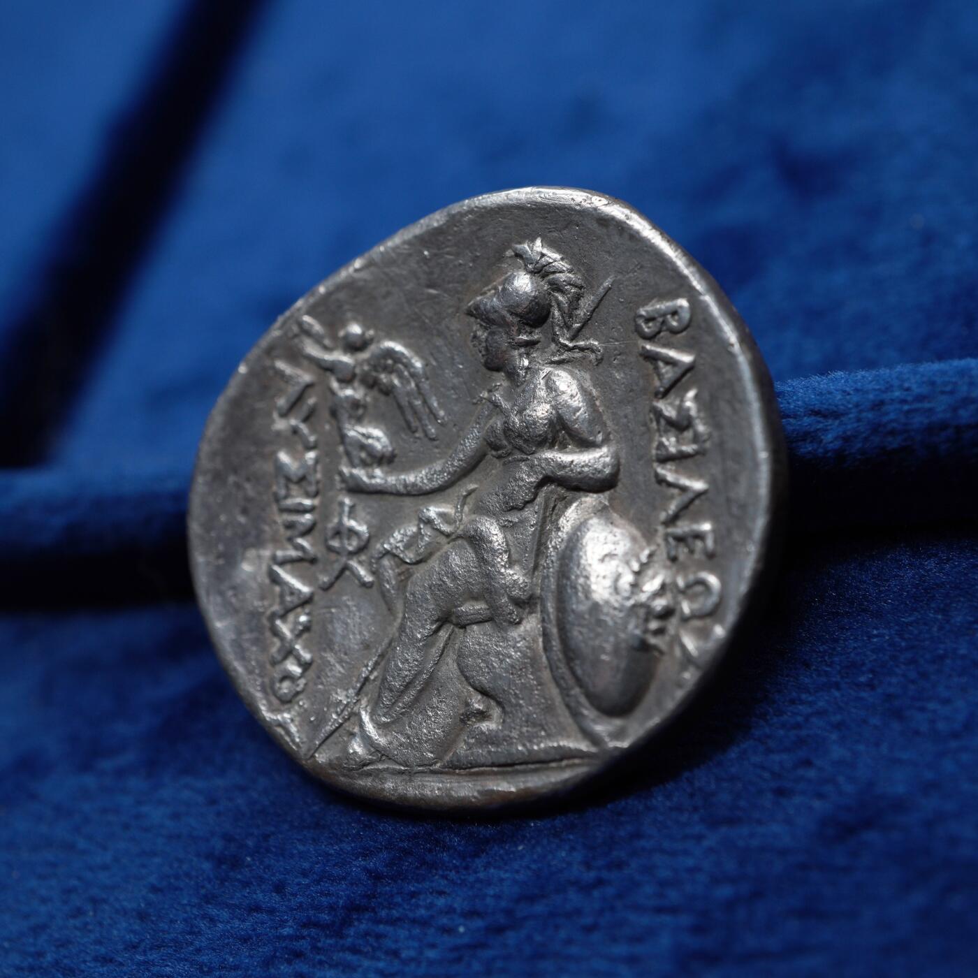 琋语集藏2026年04月欧洲古典打制币拍卖 古希腊色雷斯王国-亚历山大大帝公羊角4德银币