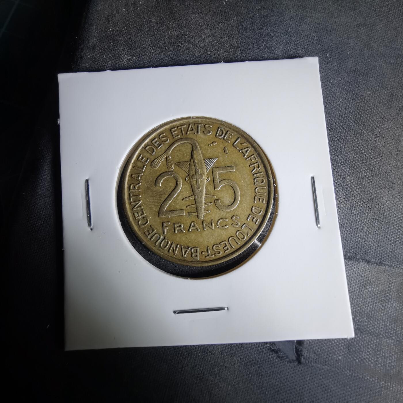 沼泽如烟--第1037场 西非1971年25法郎