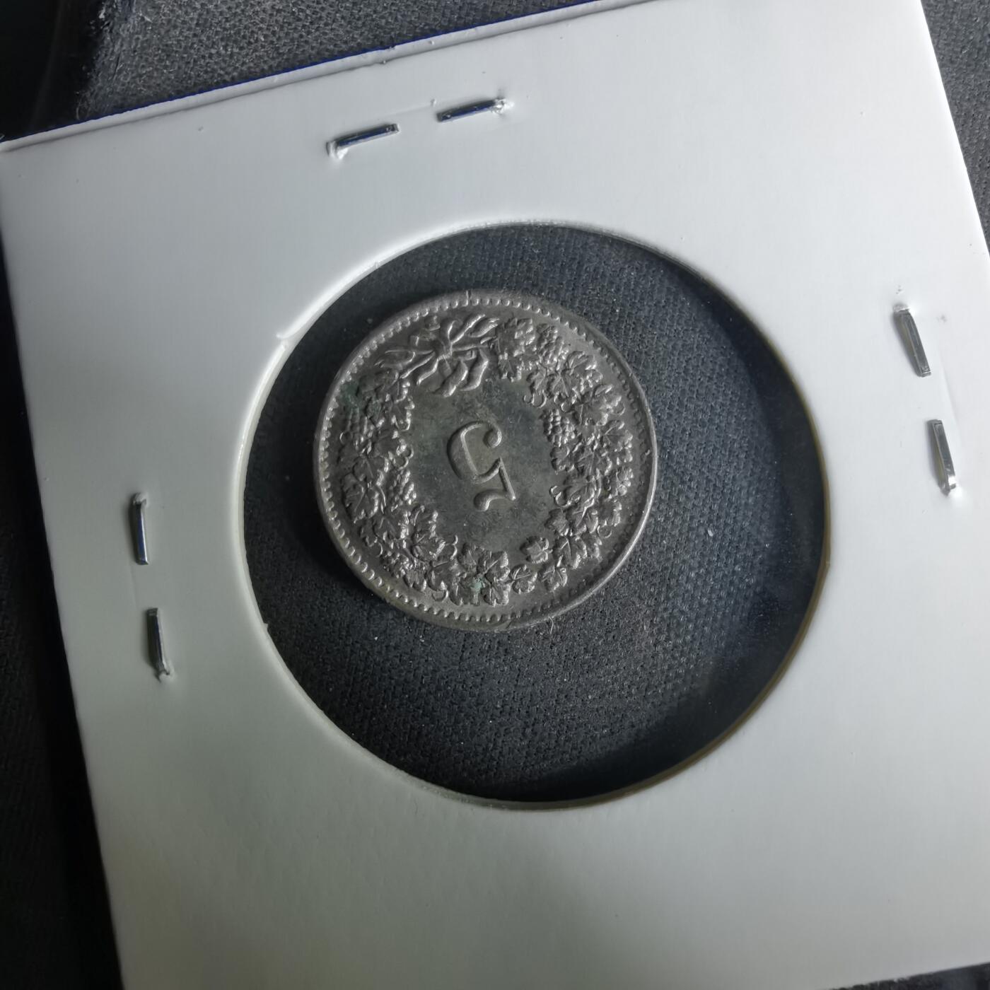 沼泽如烟--第1037场 瑞士1949年5生丁