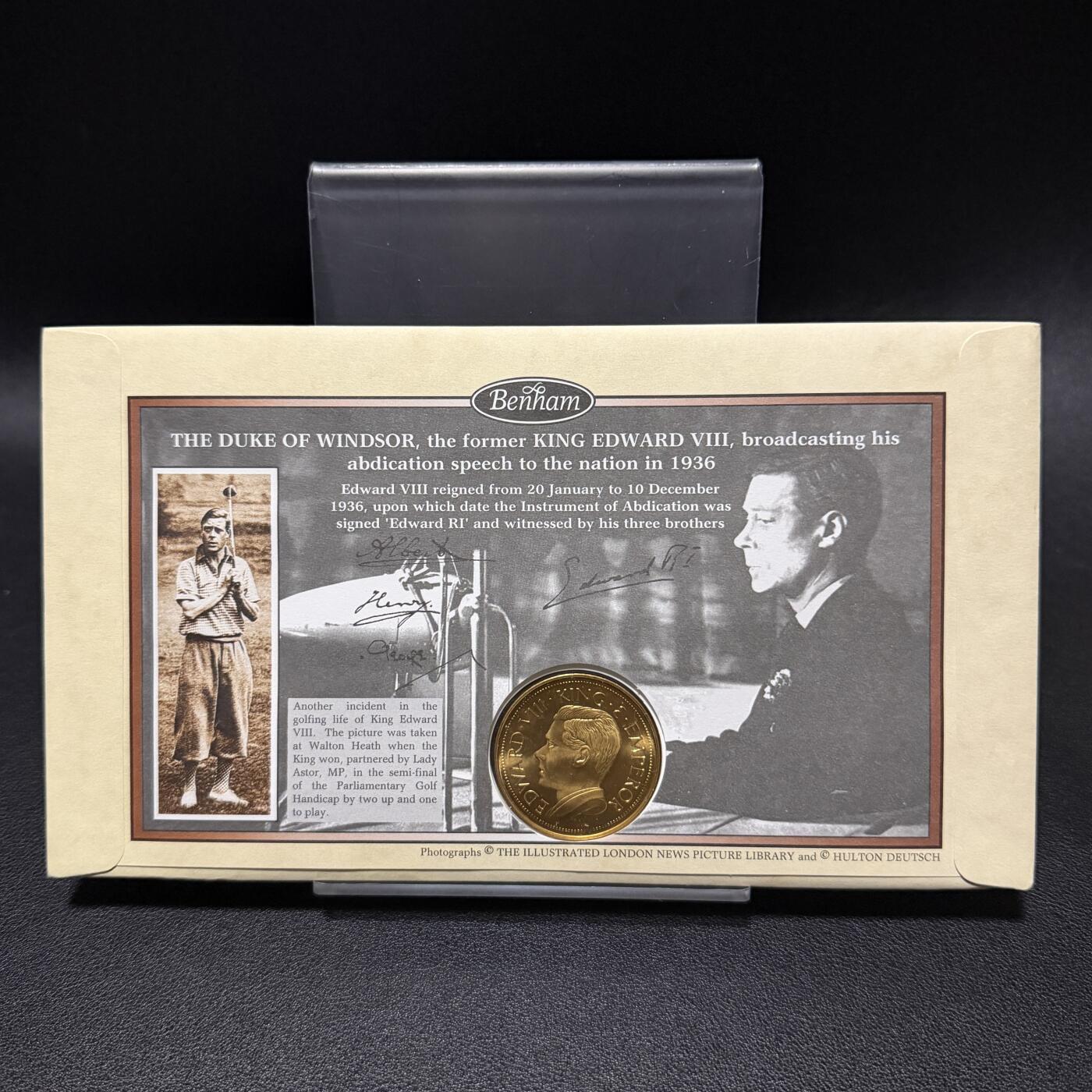 ＜星葵🌻钱币社＞第72期·东奔西走的硬币·3月31日发货 〈邮币封·后铸〉英国1936年爱德华八世印度克朗型收藏币