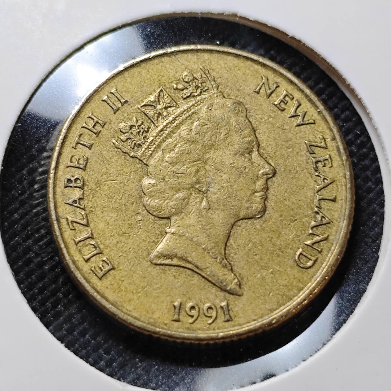 KK钱币收藏小铺  第410期 2月预留时间 周末发货  新西兰1元