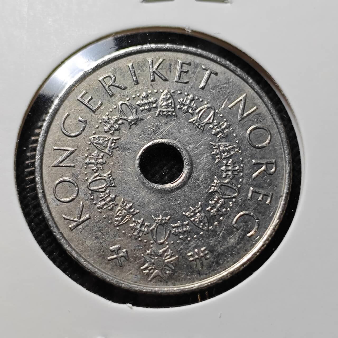 KK钱币收藏小铺  第410期 2月预留时间 周末发货  挪威5克朗