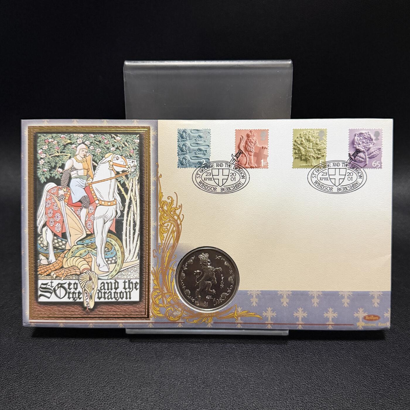 ＜星葵🌻钱币社＞第72期·东奔西走的硬币·3月31日发货 〈邮币封〉塞拉利昂1997年皇冠狮子1元克朗型纪念币