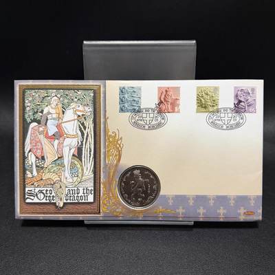 ＜星葵🌻钱币社＞第72期·东奔西走的硬币·3月31日发货 - 〈邮币封〉塞拉利昂1997年皇冠狮子1元克朗型纪念币