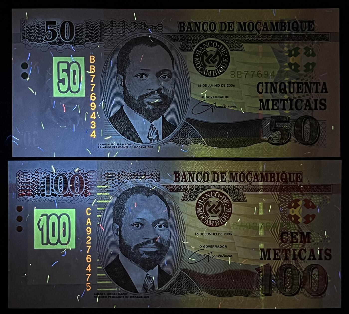 小福收藏拍卖第203期 裸钞场 本期有多张豹子号靓号 仅发行1000枚亚克力砖封蒙古20000图格里克帝国800周年纪念钞 瑞士200法郎 百慕大样钞洋葱冠全套 巴林首版大全套 卡塔尔四张套 越南 保加利亚 马其顿等多国精美纸币 莫桑比克 2006年 50+100梅蒂卡尔 首版 BB+CA首冠 国内独家 1组2张 unc