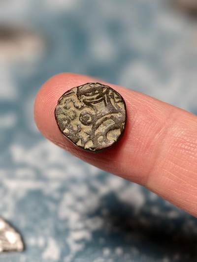 抚柳草堂-第二十期章牌钱币  奖章勋章免佣最后一期 满百包邮 放漏专场 - 公元800-1026沙希王朝打制铜币 极美品图案清晰深打 难得好状态