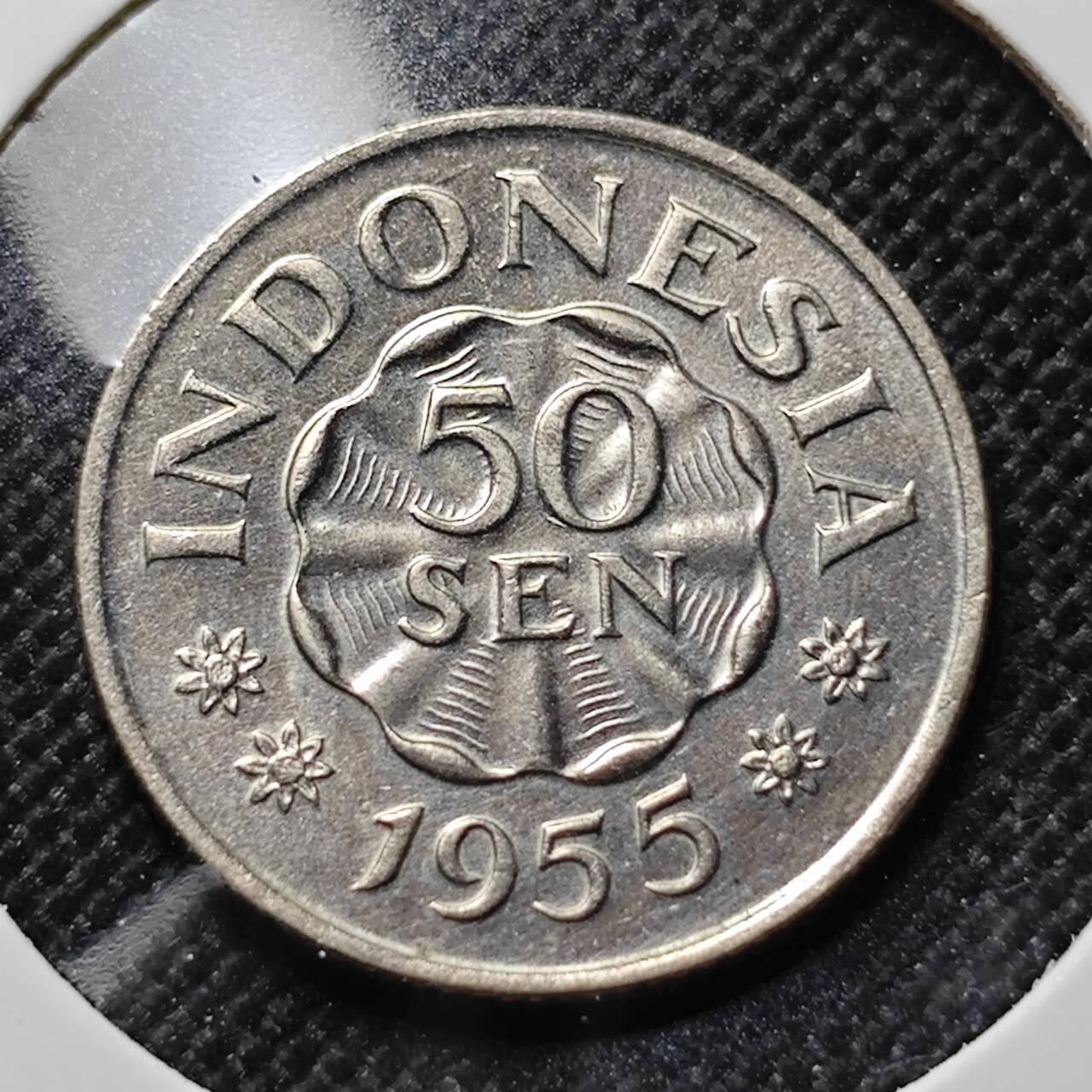 KK钱币收藏小铺  第410期 2月预留时间 周末发货  印尼50仙