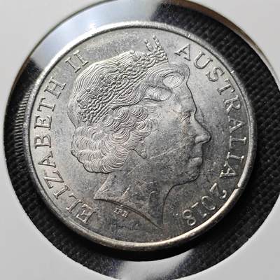 KK钱币收藏小铺  第410期 2月预留时间 周末发货 -  2018澳大利亚20分