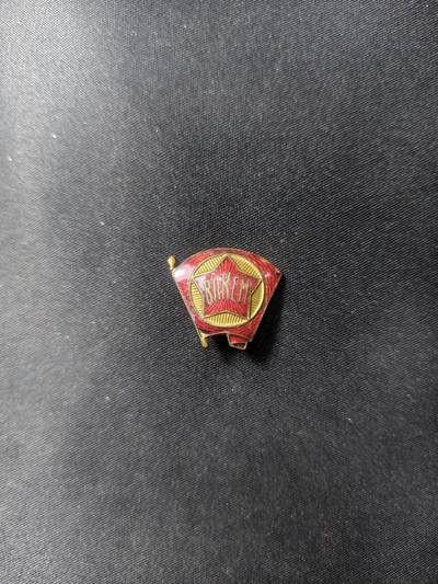 云宸嘉赏-勋臻文献佳藏优品精选场次（低佣 转发佣金红包） - 苏联列宁共产主义青年团（ВЛКСМ）证章 早期热珐琅版本 