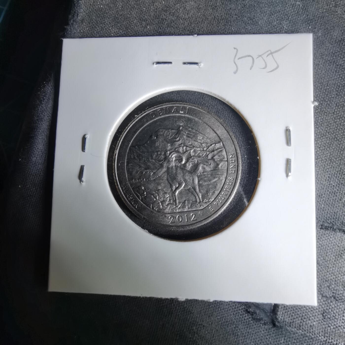 沼泽如烟--第1037场 美国2012年25分纪念币