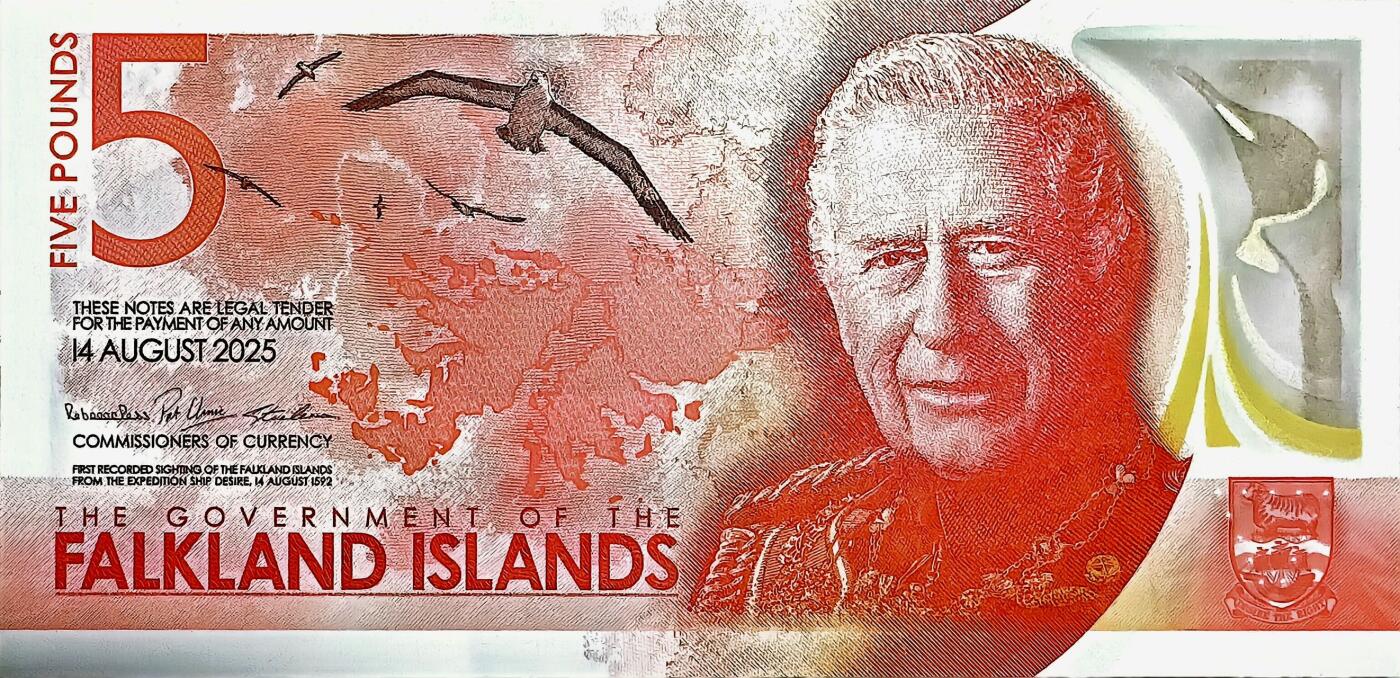 福克兰5镑IBNS入围UNC