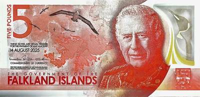 福克兰5镑IBNS入围UNC - 福克兰5镑IBNS入围UNC