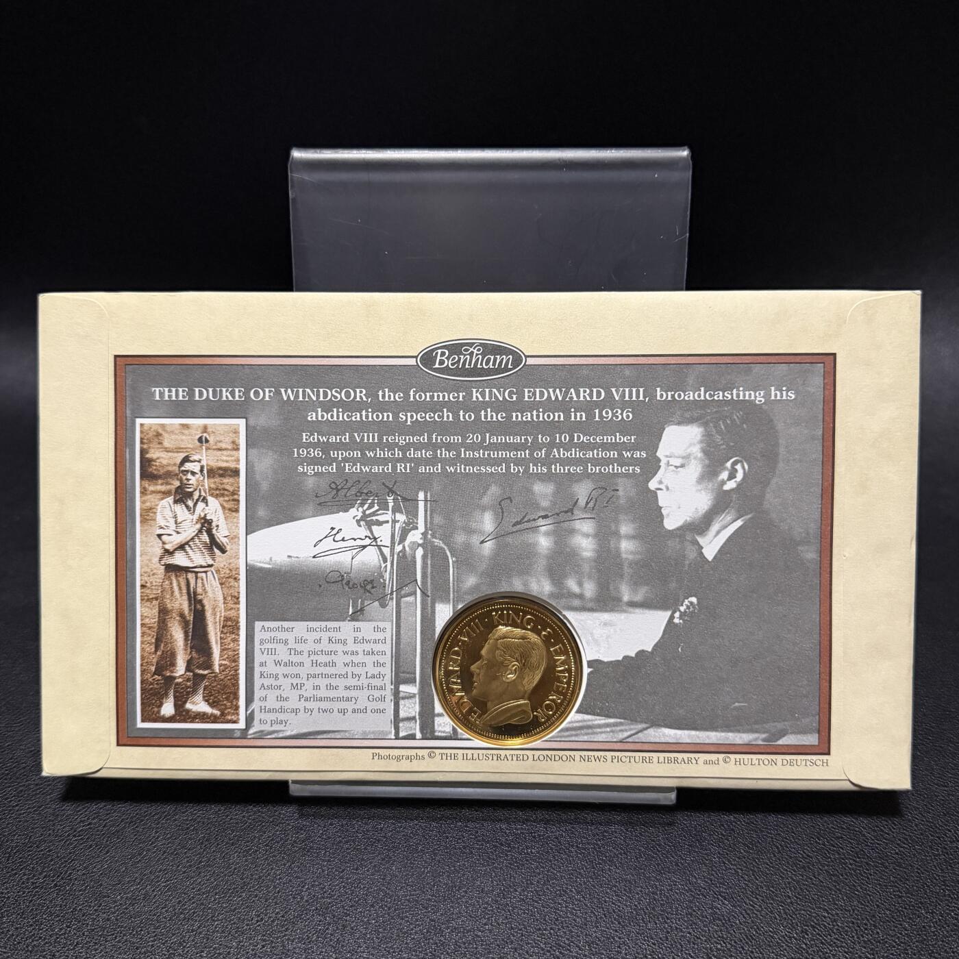 ＜星葵🌻钱币社＞第72期·东奔西走的硬币·3月31日发货 〈邮币封·后铸〉英国1936年爱德华八世直布罗陀克朗型收藏币