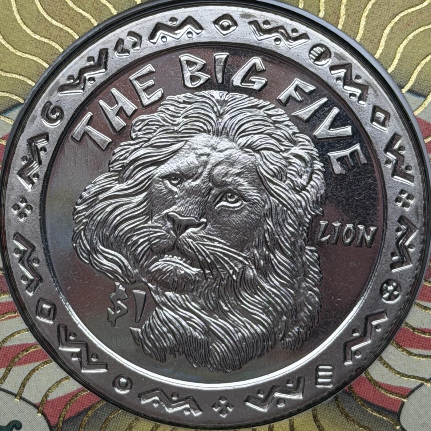 ＜星葵🌻钱币社＞第72期·东奔西走的硬币·3月31日发货 〈邮币封〉塞拉利昂2001年非洲五霸·狮子1元克朗型纪念币