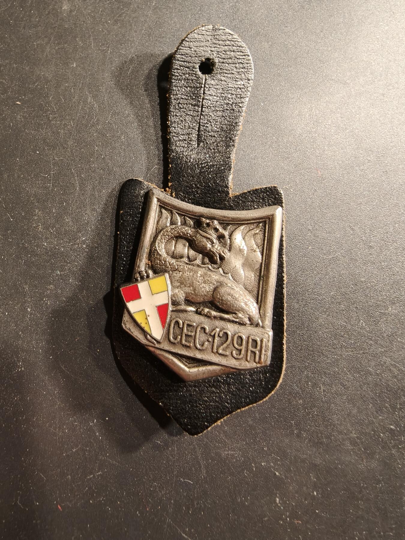 老王徽章第190期 法国陆军第129步兵团特种兵训练中心证章