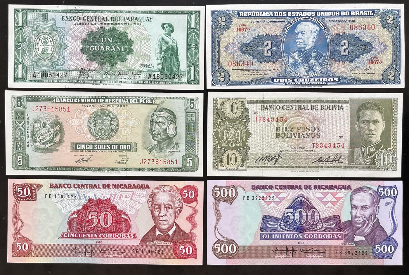 小福收藏拍卖第203期 裸钞场 本期有多张豹子号靓号 仅发行1000枚亚克力砖封蒙古20000图格里克帝国800周年纪念钞 瑞士200法郎 百慕大样钞洋葱冠全套 巴林首版大全套 卡塔尔四张套 越南 保加利亚 马其顿等多国精美纸币