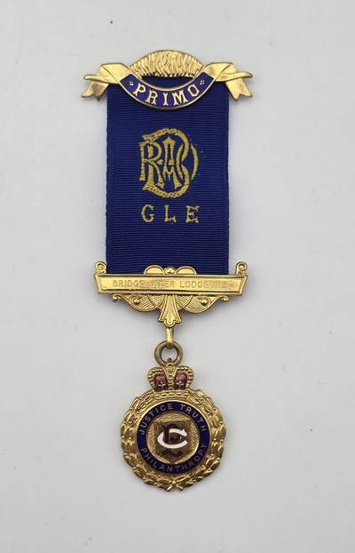共济会拍卖专场 - 共济会-1976年Bridgewater分会荣誉勋章