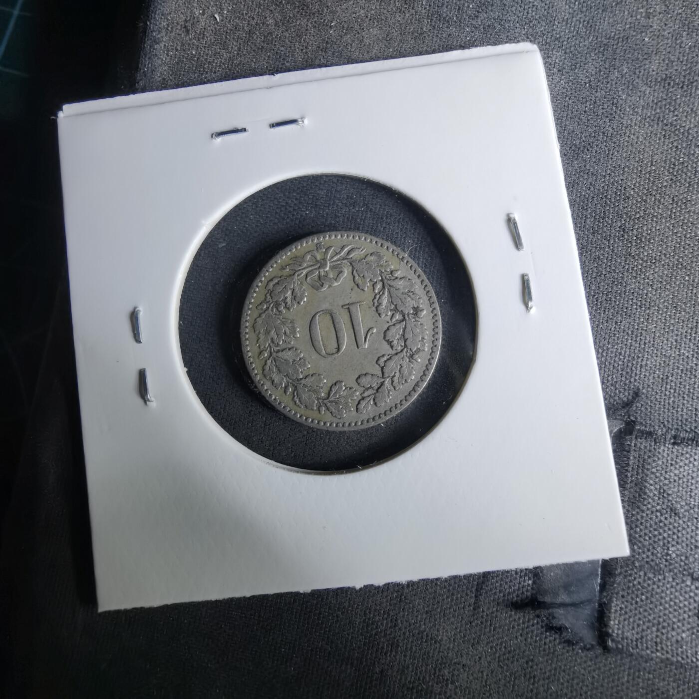 沼泽如烟--第1037场 瑞士1919年10生丁