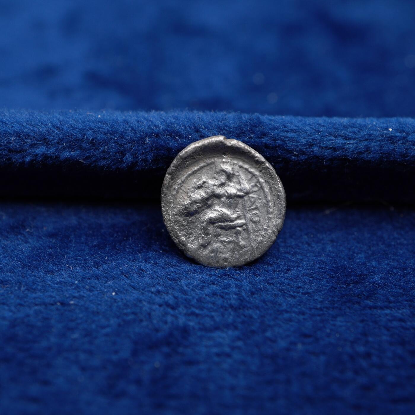 琋语集藏2026年04月欧洲古典打制币拍卖 古希腊马其顿王国亚历山大大力神1奥波银币