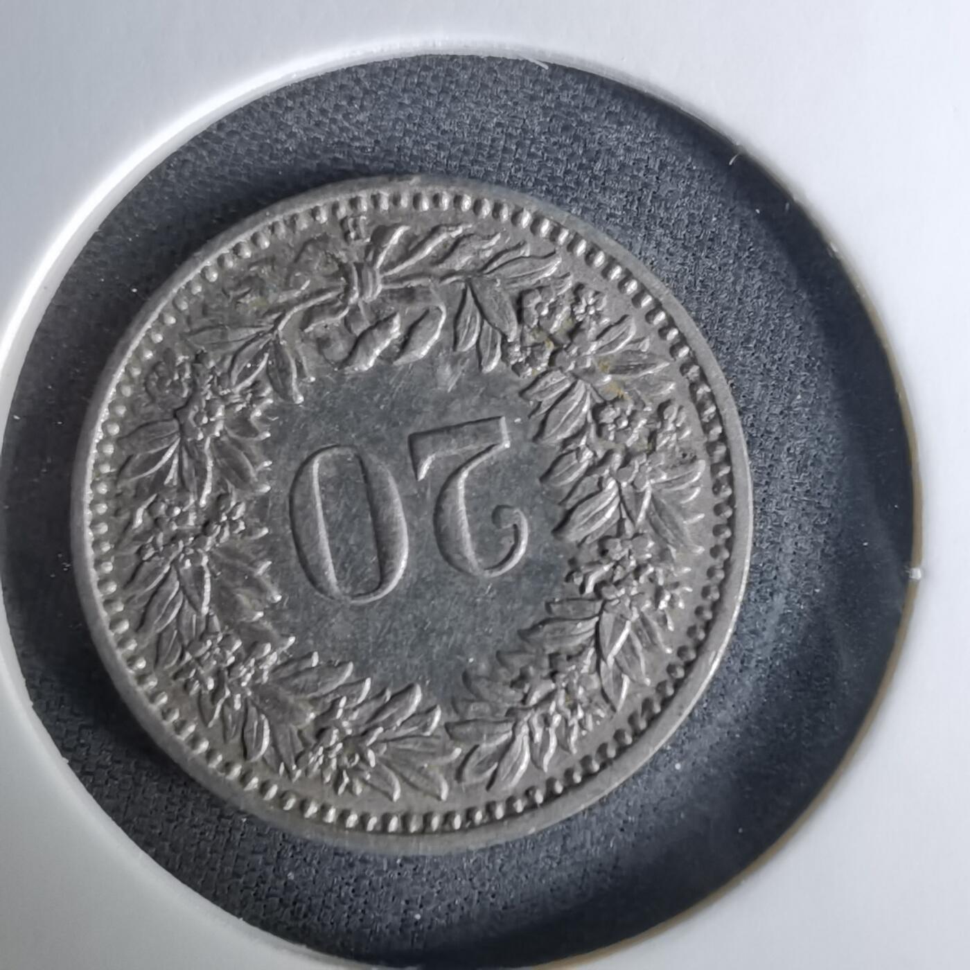 沼泽如烟--第1037场 瑞士1932年20生丁