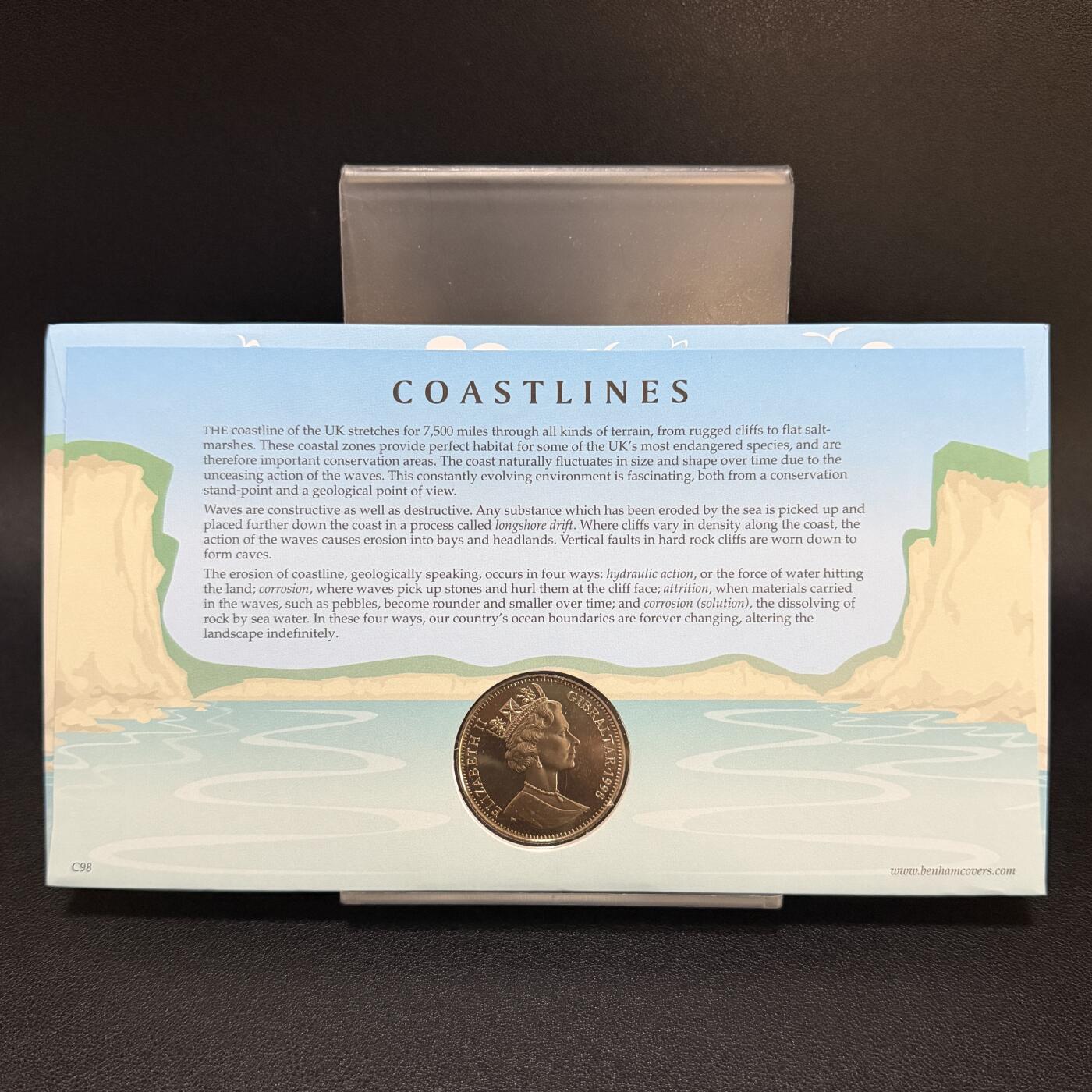 ＜星葵🌻钱币社＞第72期·东奔西走的硬币·3月31日发货 〈邮币封〉直布罗陀1998年汉萨同盟1克朗纪念币