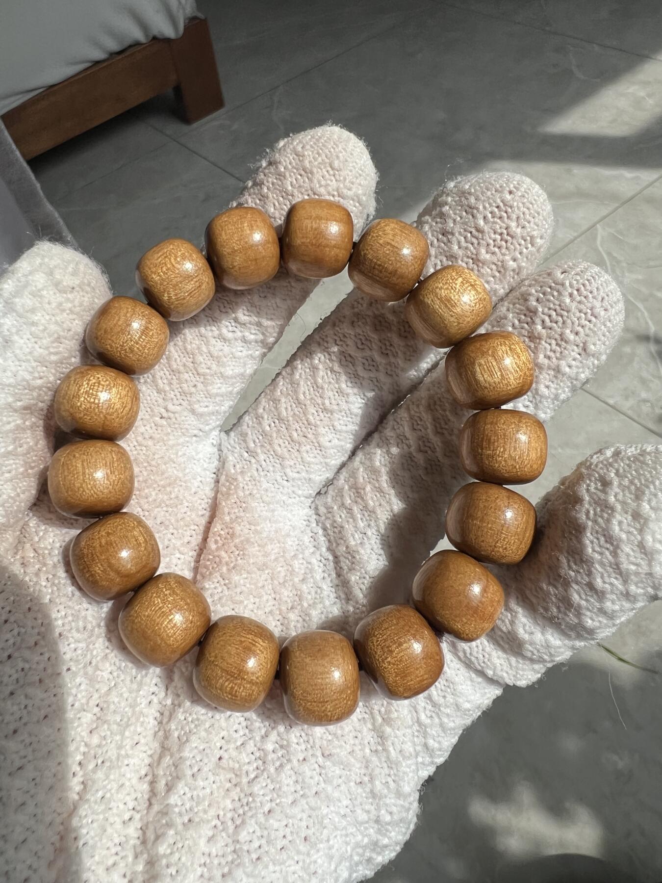 零元拍：金丝楠老型手串，12/13MM 金丝满满，满手留香