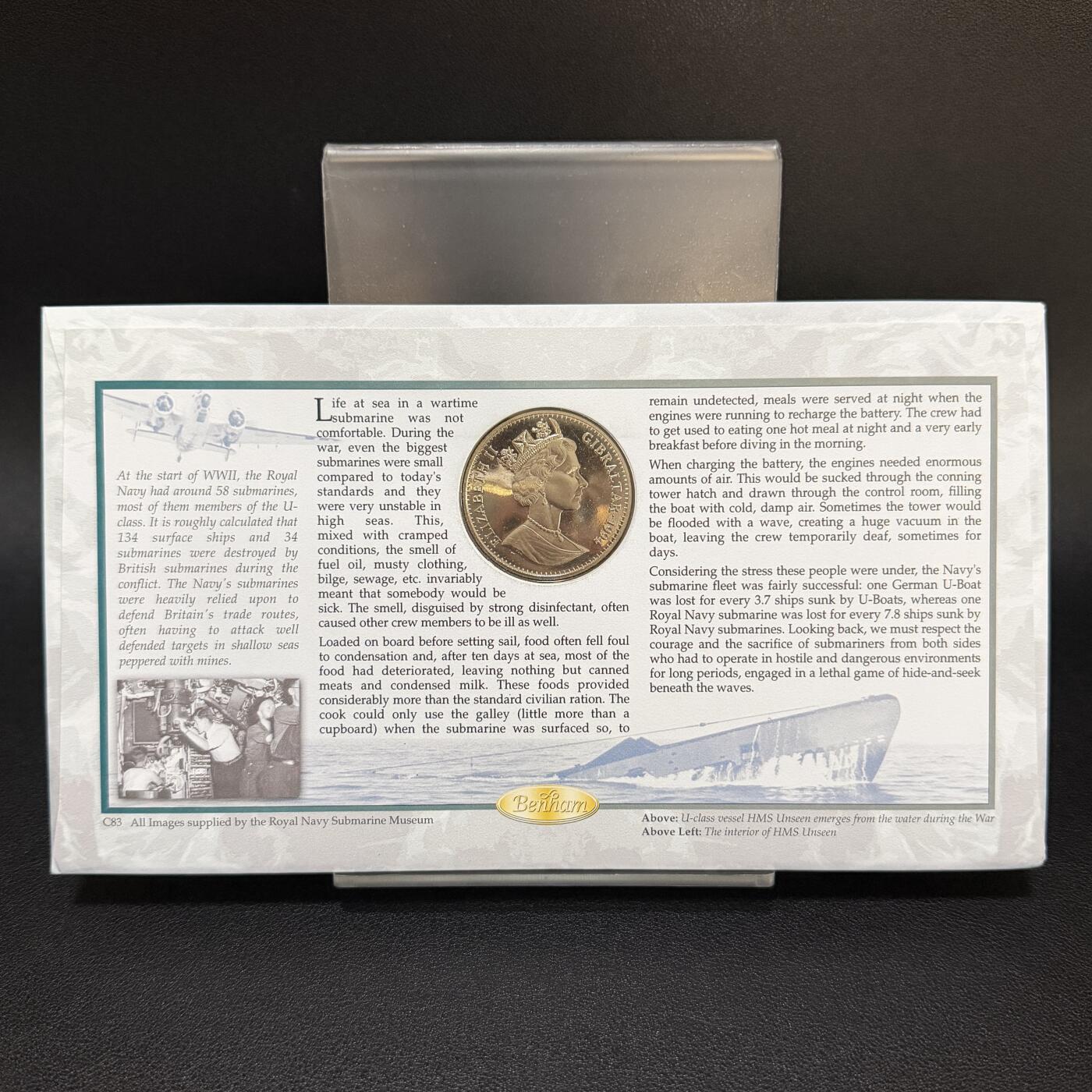 ＜星葵🌻钱币社＞第72期·东奔西走的硬币·3月31日发货 〈邮币封〉直布罗陀1994年马耳他护航队1克朗纪念币