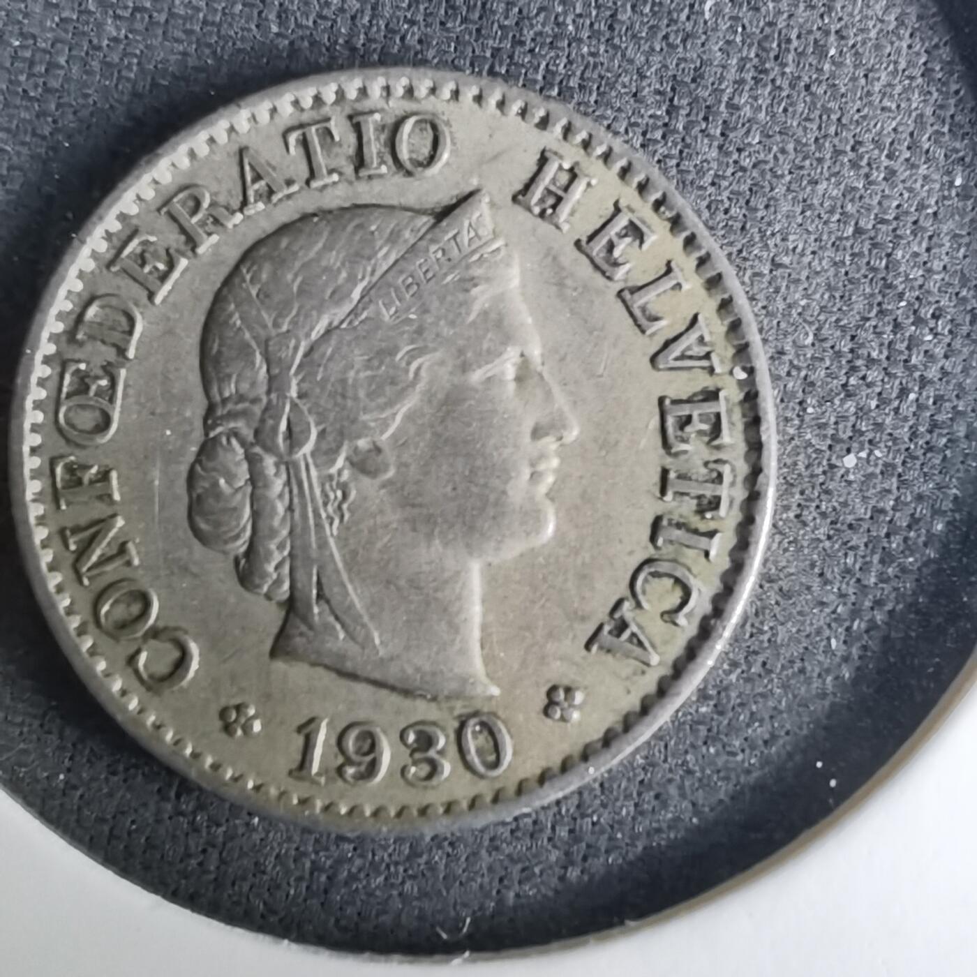 沼泽如烟--第1037场 瑞士1930年5生丁