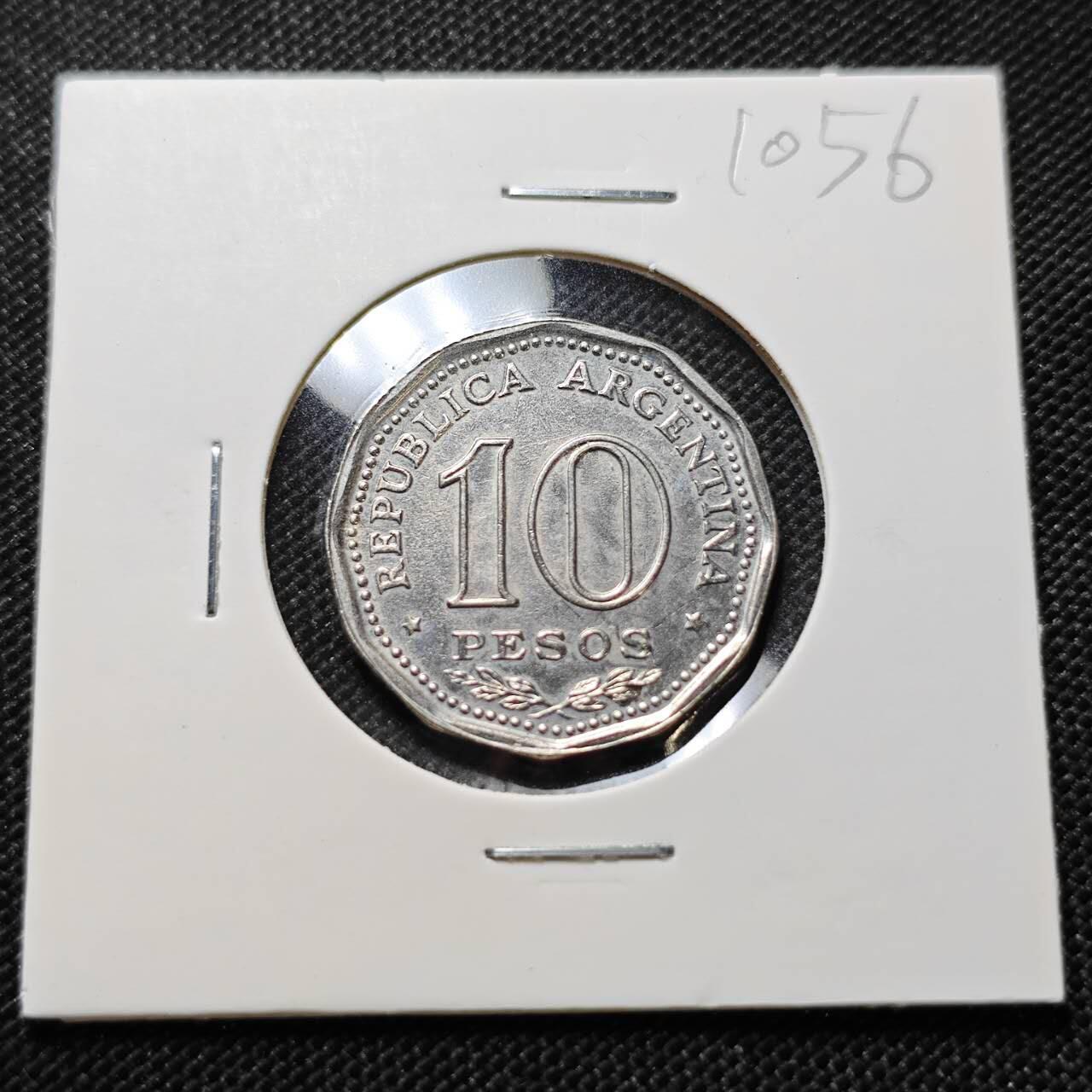 KK钱币收藏小铺  第410期 2月预留时间 周末发货  1966阿根廷10比索纪念币
