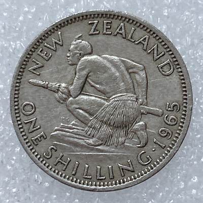 第一海外回流一元起拍收藏 散集专场  第309期 - 新西兰1965年1先令 伊丽莎白女王版