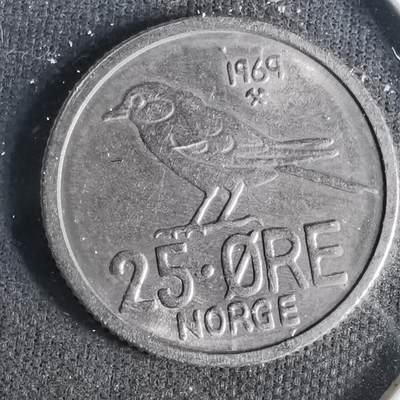 沼泽如烟--第1037场 - 挪威1969年25欧尔