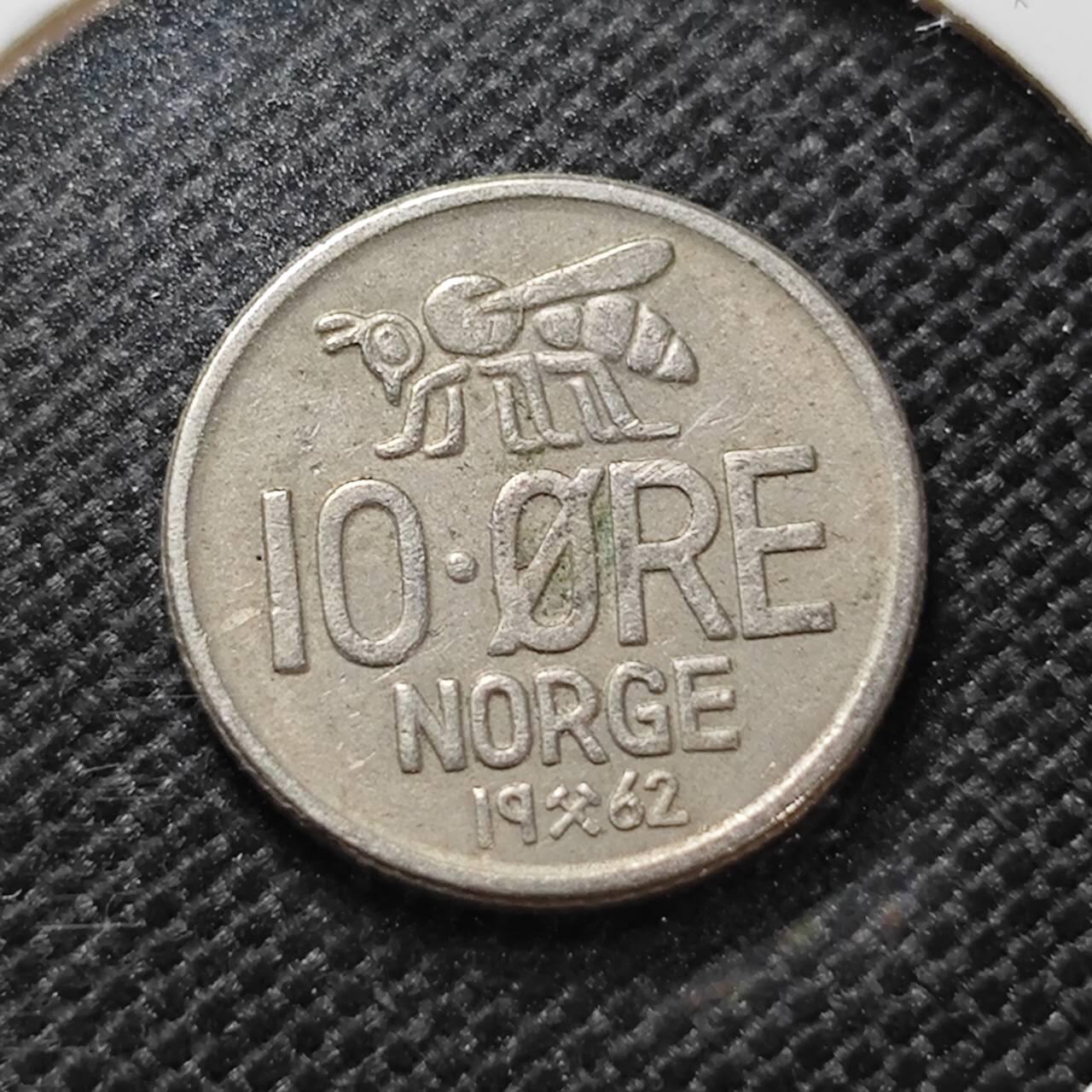 KK钱币收藏小铺  第410期 2月预留时间 周末发货  挪威10欧尔动物版