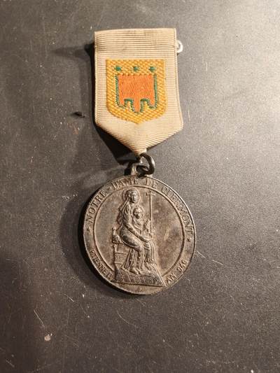 老王徽章第190期 - 法国天主教会克莱蒙圣母纪念章