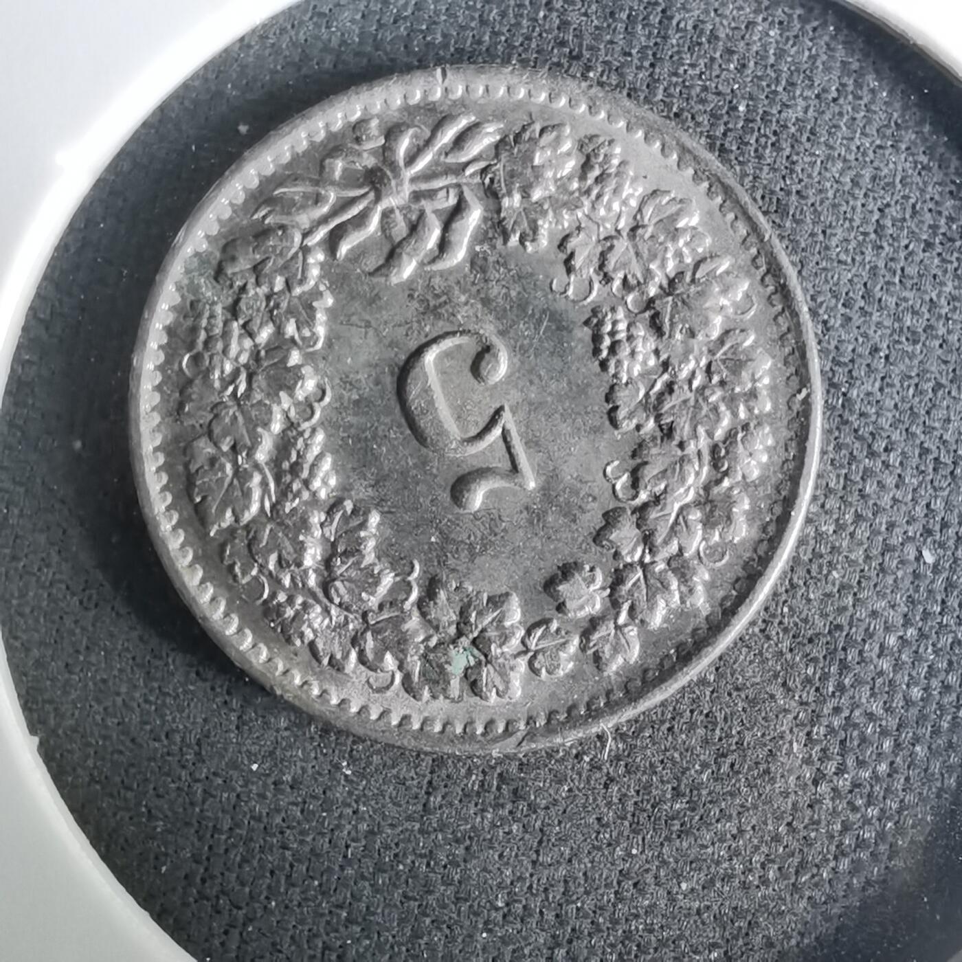 沼泽如烟--第1037场 瑞士1949年5生丁