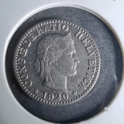 沼泽如烟--第1037场 - 瑞士1920年20生丁