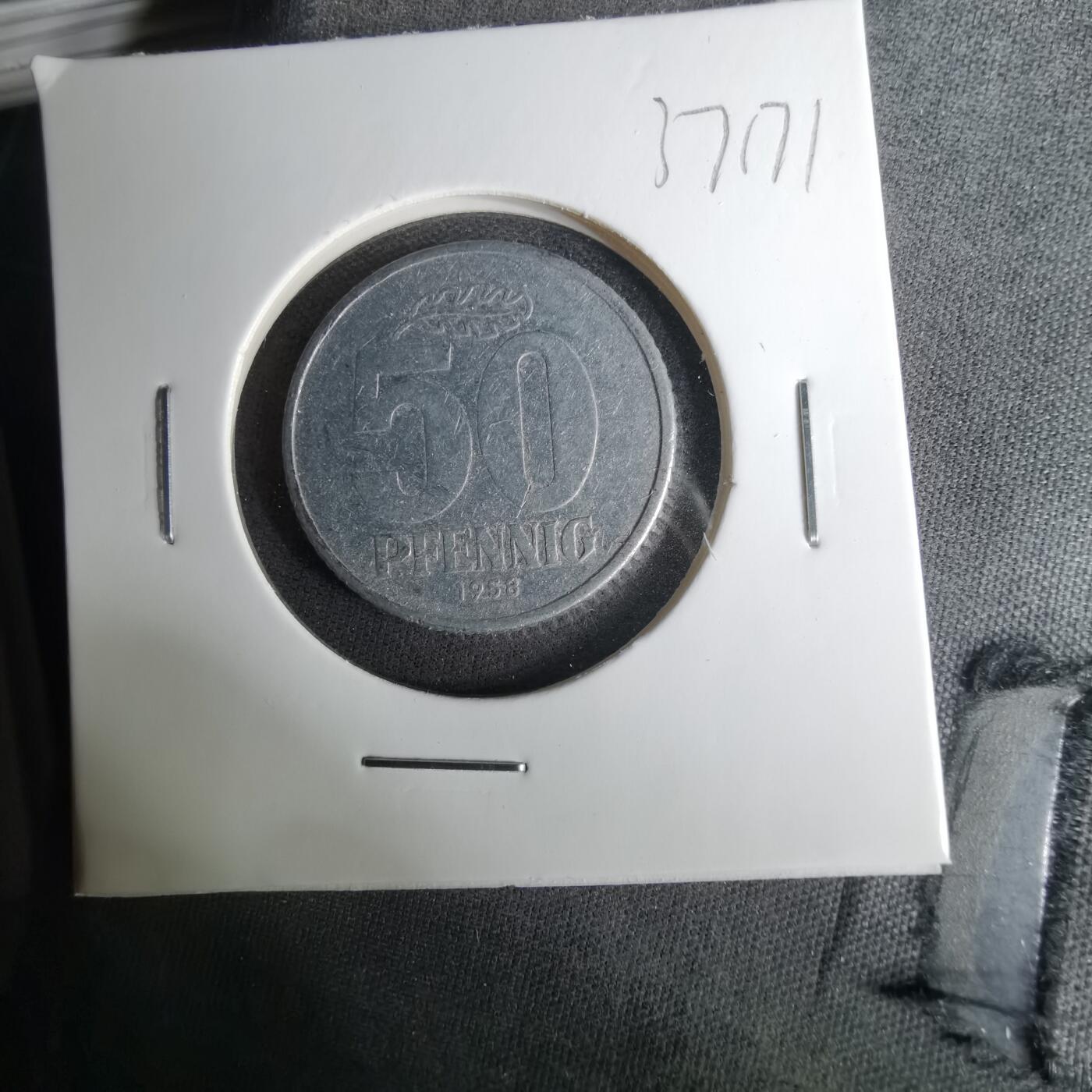 沼泽如烟--第1037场 东德1958年50芬尼