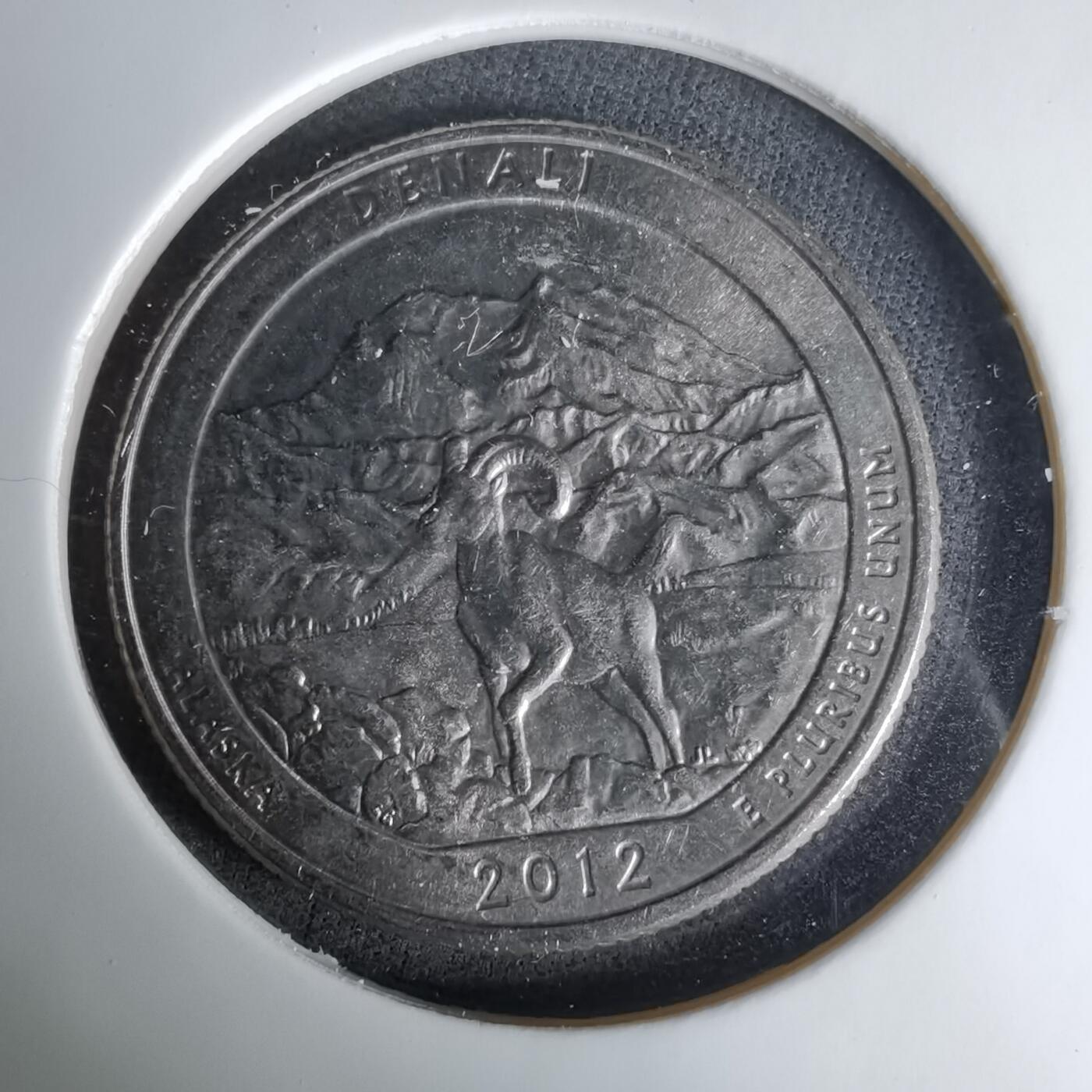 沼泽如烟--第1037场 美国2012年25分纪念币