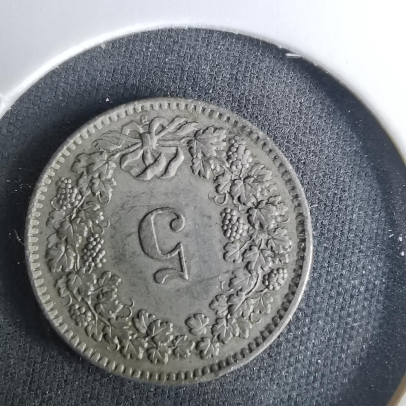 沼泽如烟--第1037场 瑞士1958年5生丁