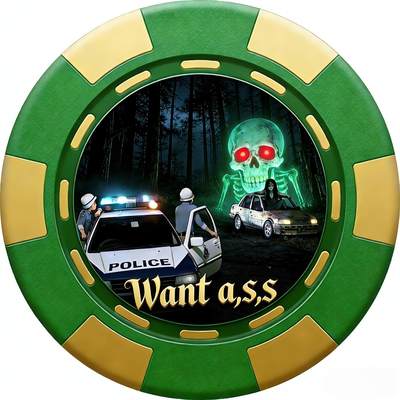 CSIS-GREAT评级精品钱币拍卖第三百四十六期 - 忘了爱摇滚乐团2026年灵异筹码系列首枚马来西亚云顶高原女鬼啃人头彩色陶瓷筹码币纪念章