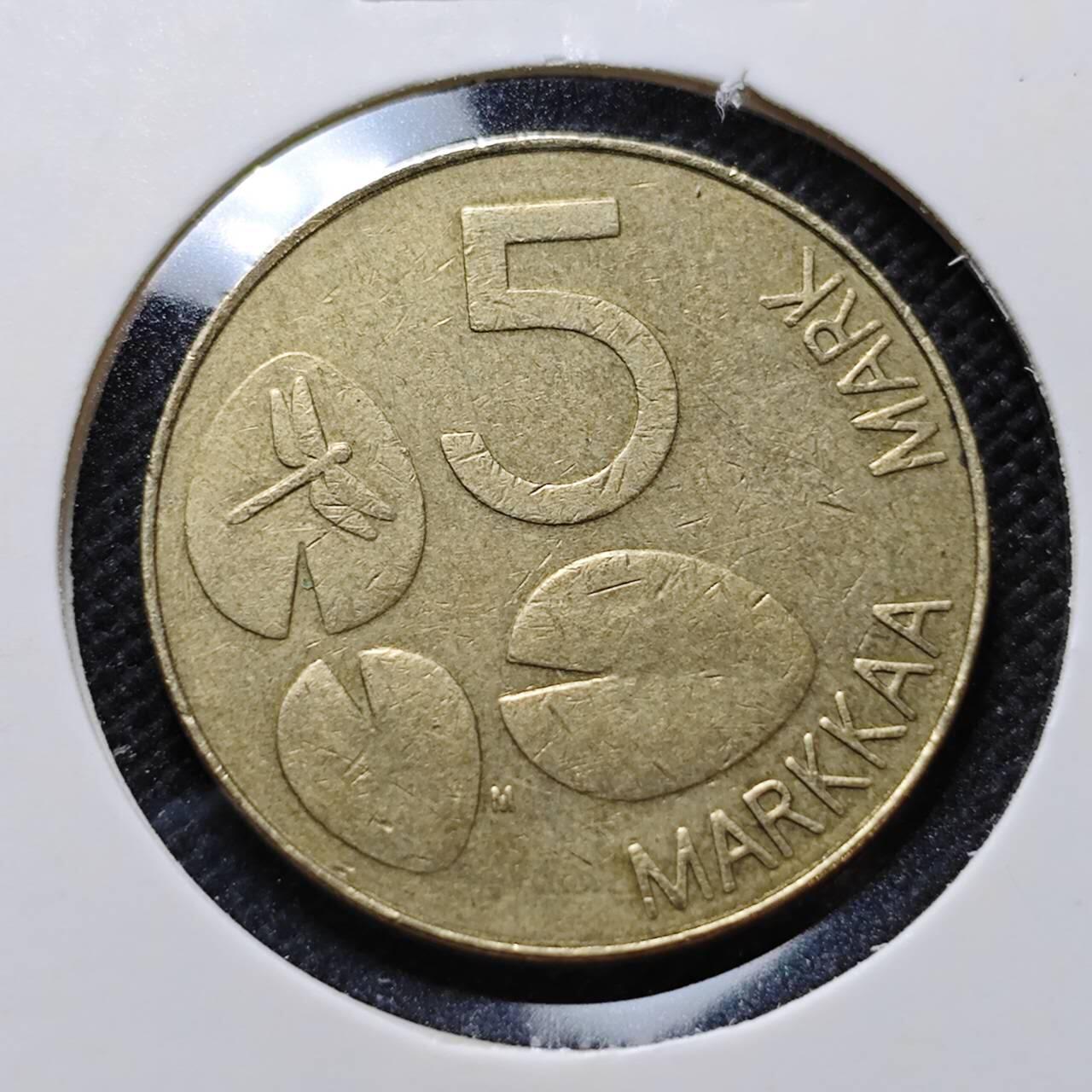 KK钱币收藏小铺  第410期 2月预留时间 周末发货  芬兰5马克