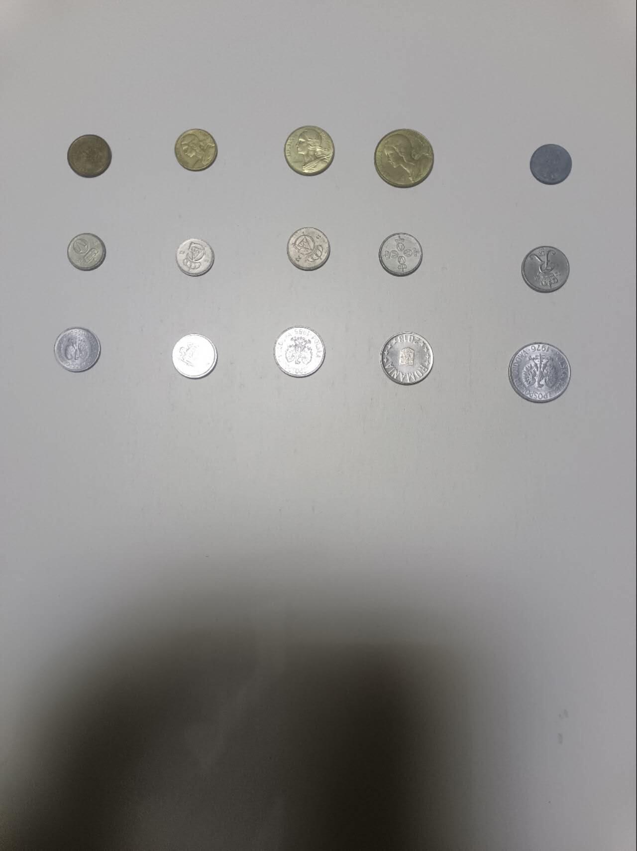 【20260330】非全新纸币和硬币第351场 欧洲国家15枚硬币