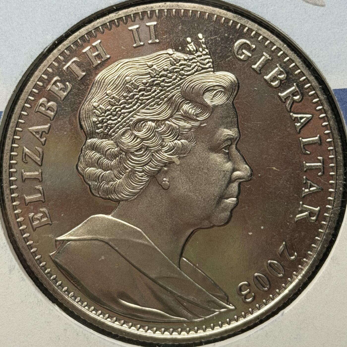 ＜星葵🌻钱币社＞第72期·东奔西走的硬币·3月31日发货 〈邮币封〉直布罗陀2003年动力飞行100周年1克朗纪念币