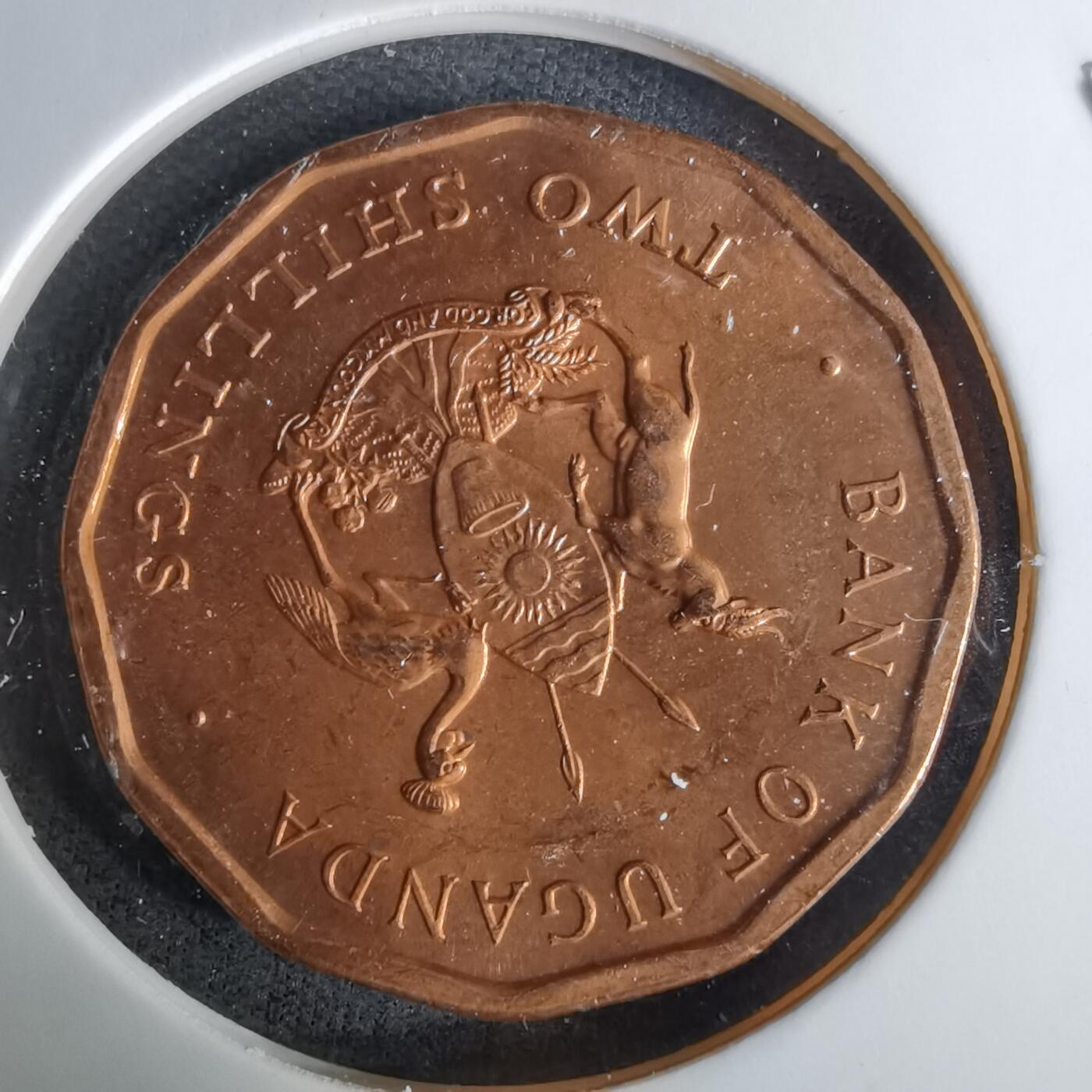 沼泽如烟--第1037场 乌干达1987年2先令