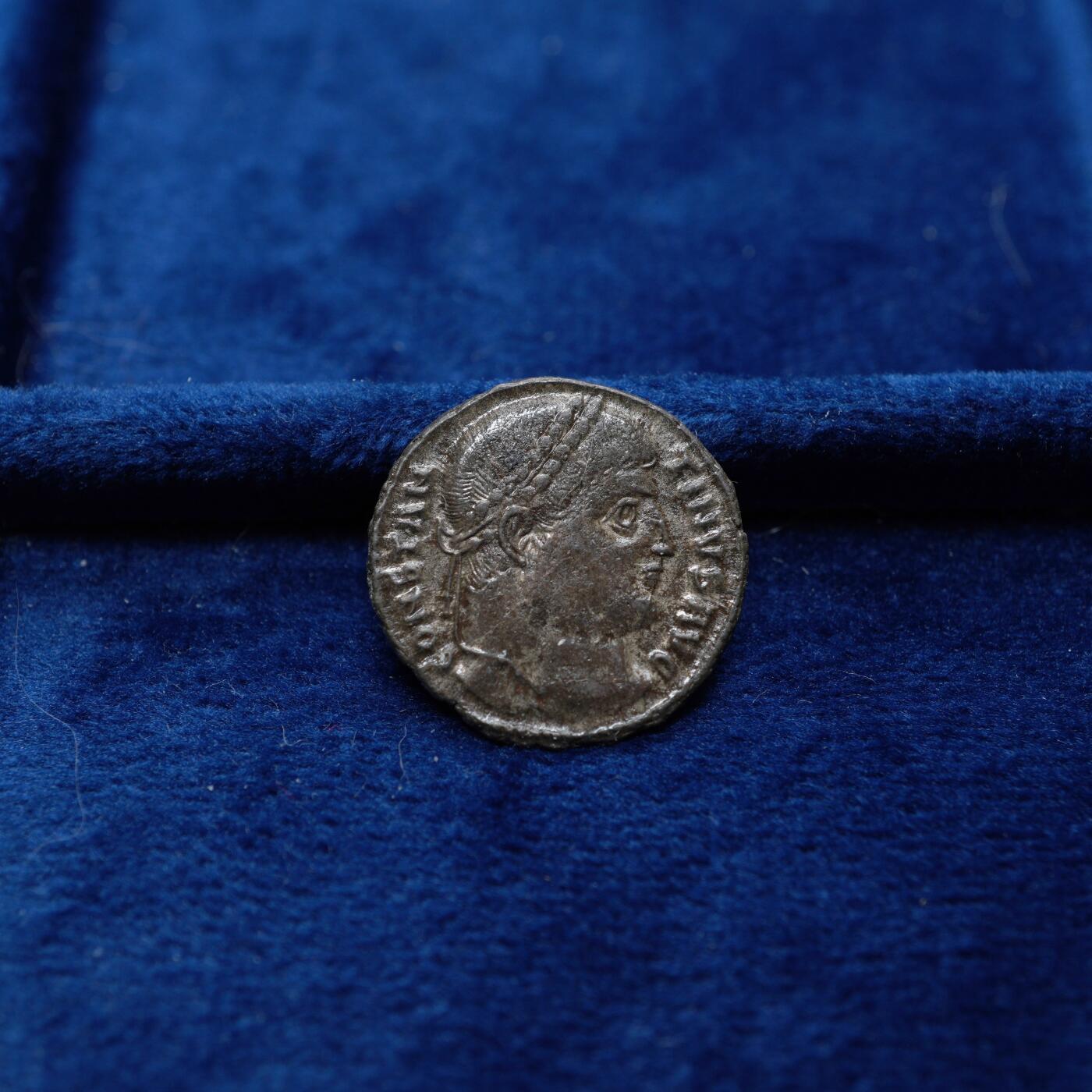 琋语集藏2026年04月欧洲古典打制币拍卖 古罗马帝国-君士坦丁大帝洗银币